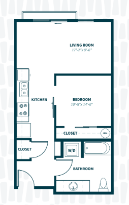 Wellstone at Bridgeport Apartments A1 Floor Plan